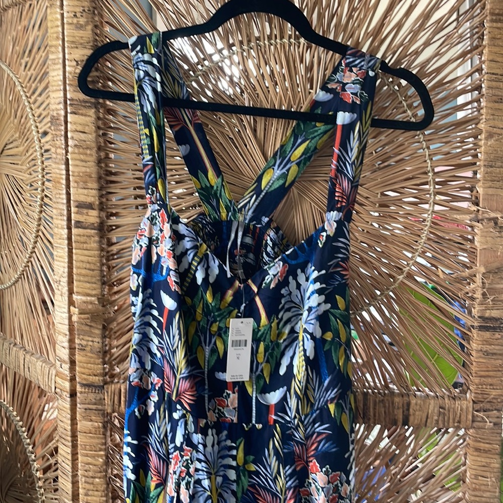 NWT Floral cotton Anthro jumpsuit/romper